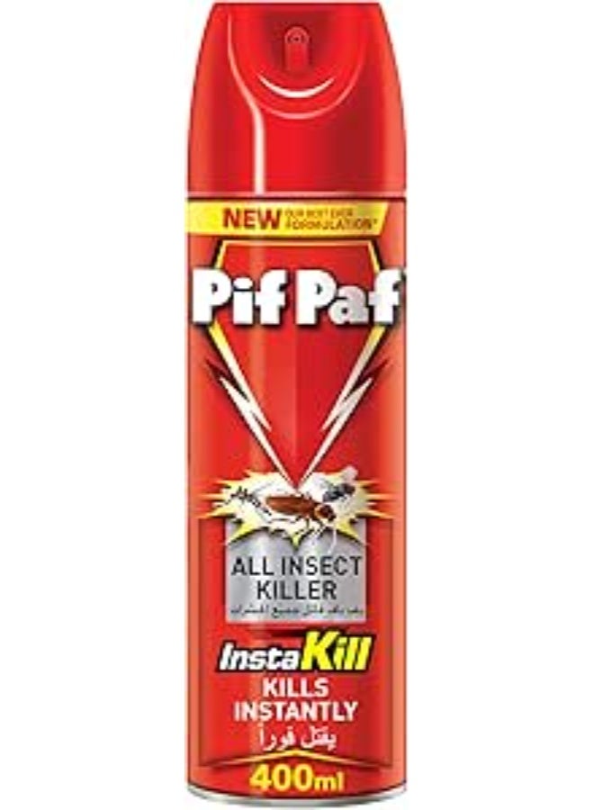 Pif Paf All Insect Killer Spray, Insta Kill Formula, 400ml - Image 1